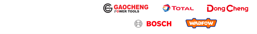 Brands stocked at Raaj Store: Gaocheng, Total, Dong Cheng, Bosch and Wadfow